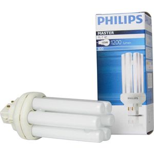 Philips MASTER PL-T 18W 830 4 Pin GX24q-2 - 2 stuks