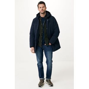 Mexx Hooded Padded Jacket - Mannen - Navy - Maat Xxl