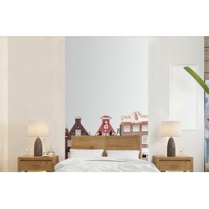 Amsterdam - Architectuur - Huizen - Straat - Behangpapier