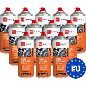 Koperpasta 12 Stuks Grootverpakking - Montagepasta Professioneel - Kopervet Spray 12x400ml - Garage Wielbouten