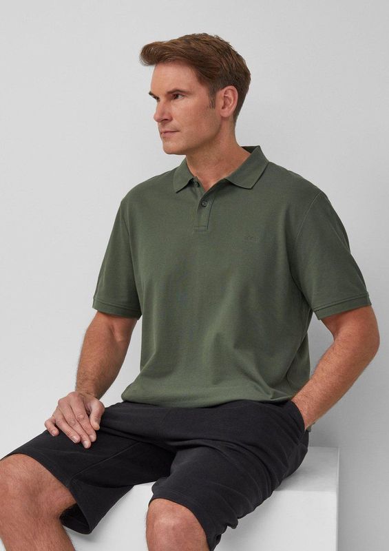 Poloshirt - Katoenen Piqué - Normale Pasvorm - Korte Mouwen