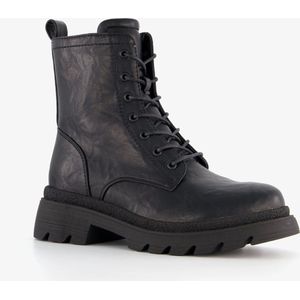 Blue Box dames veterboots zwart - Maat 40