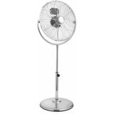 Tristar VE-5975 Metalen Statiefventilator Zilver/ 45 cm/90-130 cm/100W