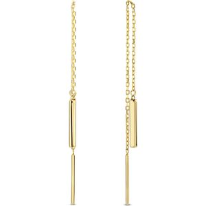Isabel Bernard - Le Marais Rosalie - Oorbellen - Goud - 14 Karaat - Minimalistisch