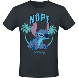 Lilo & Stitch Nope Not Today Heren T-shirt - zwart - S