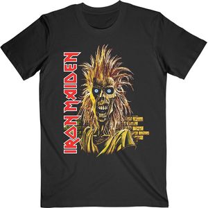 Iron Maiden - First Album 2 Heren T-shirt - S - Zwart