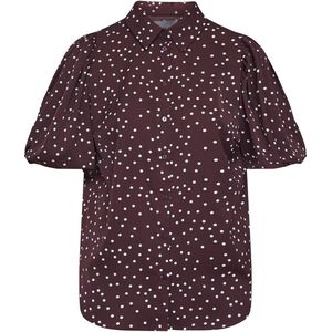 SisterS point Blouse Ella Sh60 18813 801 Bordeaux/dot Dames Maat - XS