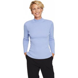 Trui van merinowol met hoge hals