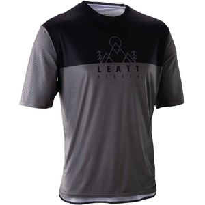 Leatt Trail 3.0 Korte Mouw Wielertrui Grijs S Man