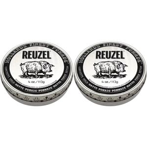 Reuzel Concrete Hold Matte Pomade Duo Pack - 2x113gr