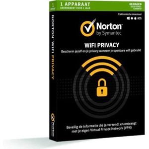 Symantec Norton WiFi Privacy - 1 Apparaat - 1 Jaar