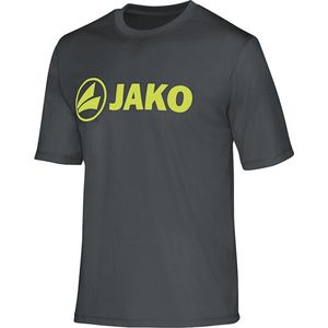 Jako Promo Functioneel T-Shirt - Anthracite / Lime | Maat: S