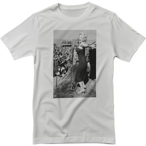 Marilyn Monroe Crowd Stopper Photo T-Shirt RD-1-MM003-DTG White-S