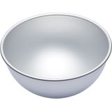 KitchenCraft MasterClass Halve Bol Cakevorm - Geanodiseerd Aluminium 20 x 20 x 10 Centimeter Zilverkleurig