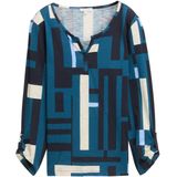 TOM TAILOR - 38404 - T-shirt - Teal - Geometric Design
