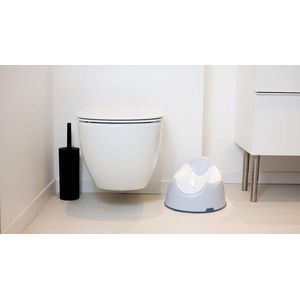 potje oefenen baby zindelijkheid, ergonomisch, met handgrepen op de zitting, anti-slip, hygienisch, makkelijk schoon te maken, gemaakt in Frankrijk, Green Blue