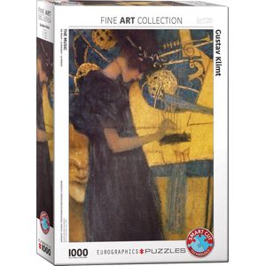 Eurografiek De muziek - Gustav Klimt (1000)