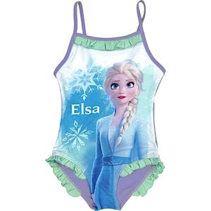 Disney Frozen Badpak - Elsa - Lila/Mintgroen - Maat 98/104