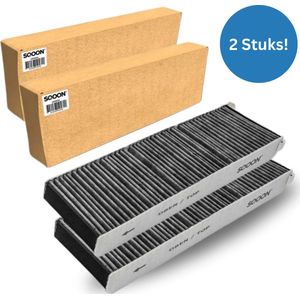 SQOON® Koolstoffilter - Geschikt Voor Bora PUAKF - Bora PURE - Bora X Pure - Bora S PURE 2 - Bora PURU - 2 Stuks