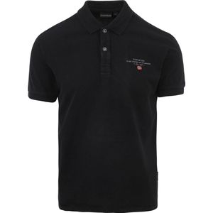 Napapijri - Polo Elbas Zwart - Modern-fit - Heren Poloshirt Maat XXL