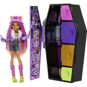 Monster High Skulltimate Secrets - Pop - Clawdeen Wolf met garderobe