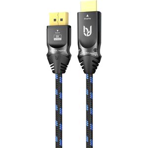 HDMI 2.1-kabel 3m voor 8K en 4K - Ultra HDTV DisplayPort 1.4 naar HDMI met Vergulde Stekker