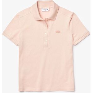 Lacoste Slim Fit Piqué Polo Dames - roze - maat 44