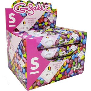 SWEET-SWITCH - Confetti - Snoep - Suikerarm - Glutenvrij - KETO - 20x22g