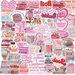Roze Boekenstickers - Set van 100 Stuks | Esthetisch en Creatief | Voor Boekenliefhebbers, Dagboeken en Laptops