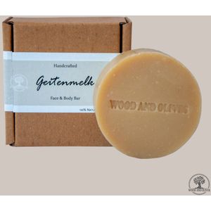 Wood and Olives - Geitenmelk Face & Body Bar - 100 g