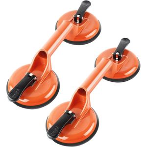 Glazen zuiger set voor vacuümlifting - 105 kg draagvermogen - 118 mm