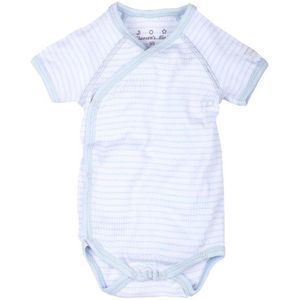 Claesen's® - Baby Crossover Onesie SSCL 30-Stripes Blue-50