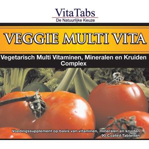 VitaTabs Veggie Multi Vitaminen - 90 tabletten - Voedingssupplementen
