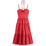 Scotch & Soda - Midi-jurk - Dames - Katoenen Seersucker