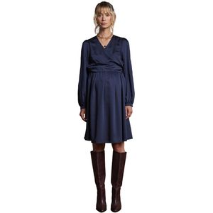 Envie de Fraise - Gekruiste Zwangerschapsjurk - Wikkelhals - Ultrafijn Breisel