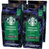 Starbucks Espresso Dark Roast koffiebonen - 4 zakken à 450 gram