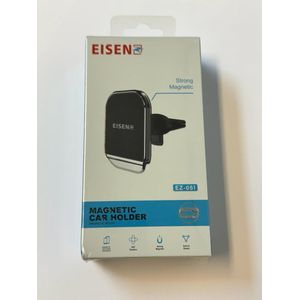 Eisenz Magnetisch Autohouder - Ventilatie Rooster - Magnetic Mount - Sterk Magneet - 360° Rotatie - Zwart