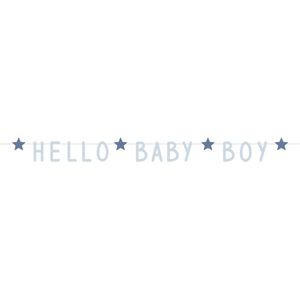 Jep-Party 'Hello Baby Boy' Blauw 100 cm Letter Slinger 437506