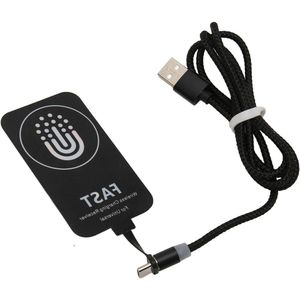Magnetische USB-C Draadloze Oplaadontvanger Type C met Magneet Ondersteunt Draadloos Opladen