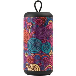 Verticale Bluetooth 5.0 Luidspreker - Draadloze Geluidservaring voor Buiten - 5 Watt Vermogen - 4 Uur Speeltijd - Snel Opladen - Micro SD, USB & AUX-ingangen