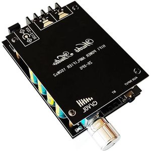 Allecto Plus - Audioversterker met Equalizer en Subwooferaansluiting - 150W x 2 - Bluetooth 5.0 - Hifi Thuisbioscoop - AUX AMP.