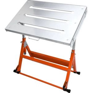 Opklapbare Lastafel - Werkbank 76x50 cm - Verstelbaar 63–81 cm - 181kg - 0°/30°/90°