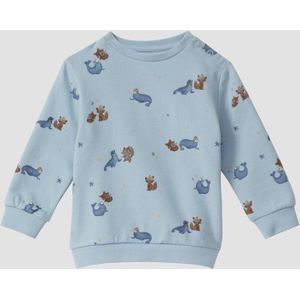 s.Oliver - Sweatshirt - Zacht - Met All-over Print