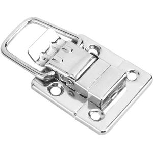 10 stks Catch Lock Zilver Fastener Toggle Clamp Clip Klink Borst Hasp voor Toolbox - Ladekast Koffer .