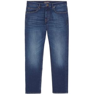 Jeans - Blauw - Denim - Regular Pasvorm - Gewassen Effect