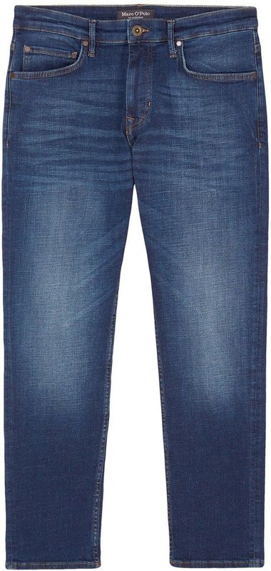 Jeans - Blauw - Denim - Regular Pasvorm - Gewassen Effect