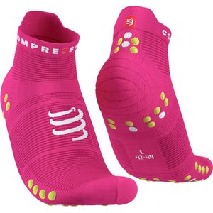 Pro Racing Socks v4.0 Run Low - Fluo Pink/Primerose