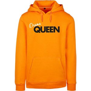 Koningsdag hoodie oranje 3XL - Drama queen - soBAD. | Oranje hoodie dames | Oranje hoodie heren | Oranje sweater | Koningsdag