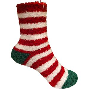 1 paar Kerstsokken dames / heren - huissokken - fluffy sokken - Foute kerstsokken - oDaani