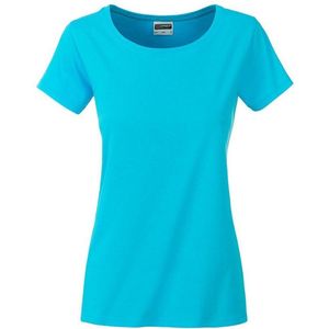 James and Nicholson Dames/dames Basic Organic Katoenen T-Shirt (Turquoise)